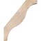 Ekena Millwork 5 1/2"W x 18"D x 22"H Funston Smooth Knee Brace, Douglas Fir BRC06X18X22FST00SDF - alternate 4